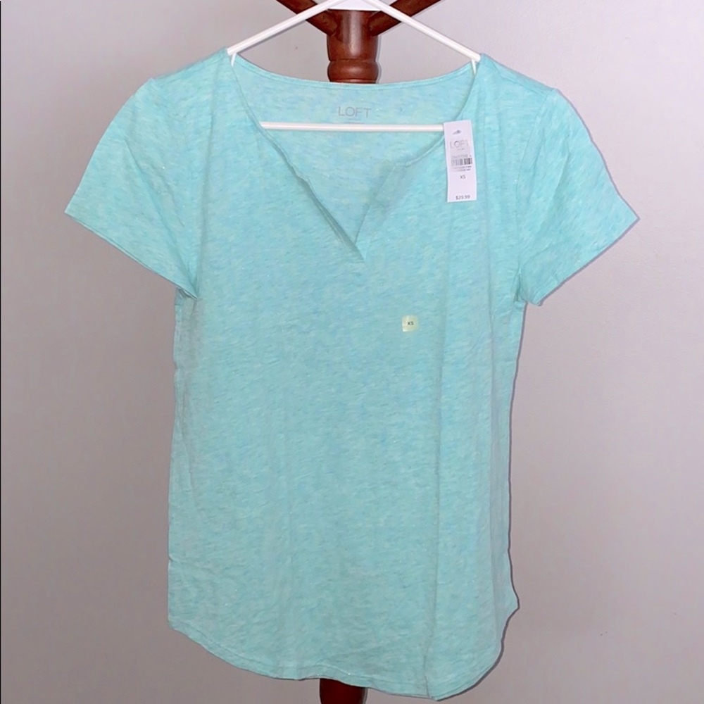 NWT❗️LOFT V-Neck short sleeve shirt